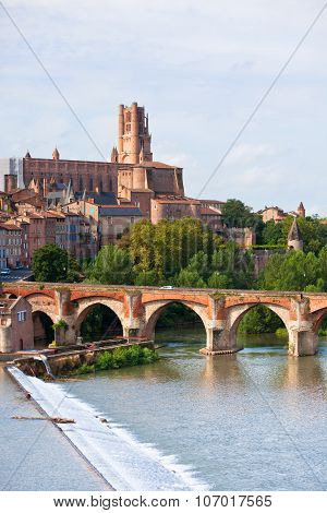 View Of The Albi, France
