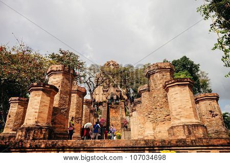 Nha Trang, Vietnam - Circa February 2015 - Lunar New Year Festival In Pagoda Po Nagar In Nha Trang
