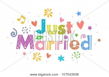 Just Married Message
