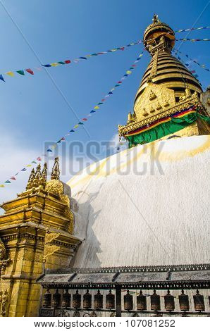 Stupa In The  Nepal