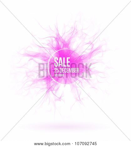 Sale abstract vector background poster