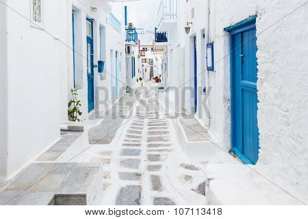 Mykonos streetview, Greece