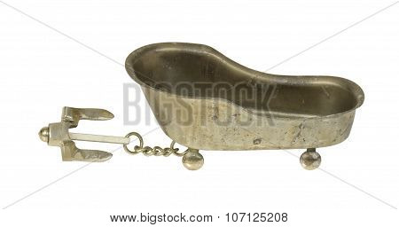 Nautical Anchor On A Vintage Bathtub