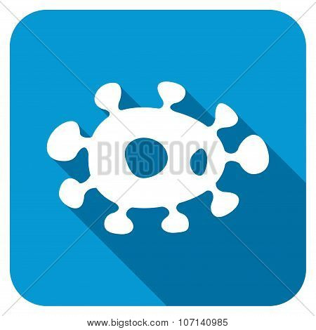 Virus Longshadow Icon