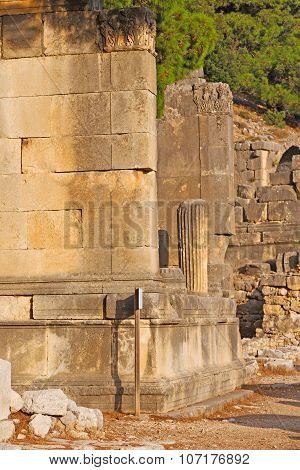 Ruins Arykanda Turkey Asia Sky    Temple