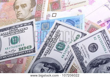 Ukrainian Hryvnia And The American Dollars