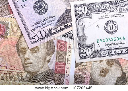 Ukrainian Hryvnia And The American Dollars