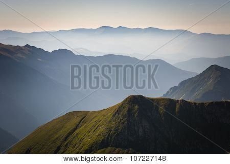 Fog in the mountains