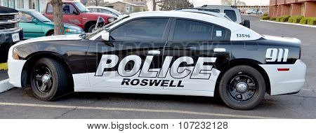 Roswell Police Department car