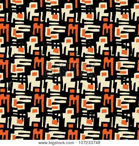 Abstract Seamless Colored Pattern Vector