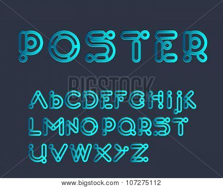Infinity Font - Deboss
