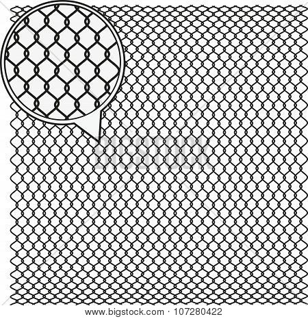 Wire Mesh background.