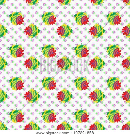 Strawberry Seamless Vector Pattern