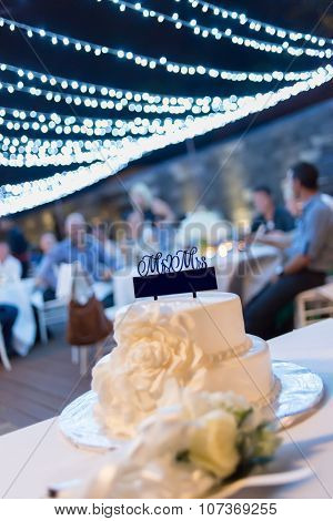 The wedding cake