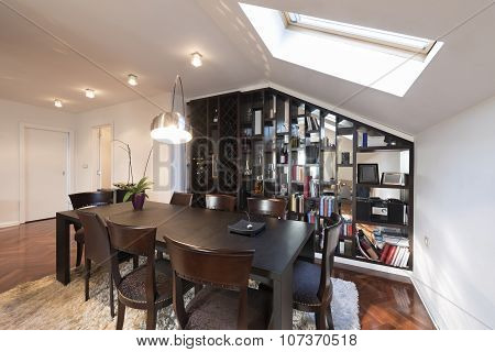Loft Apartment Interior, Dining Area