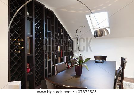 Loft Apartment Interior, Dining Area