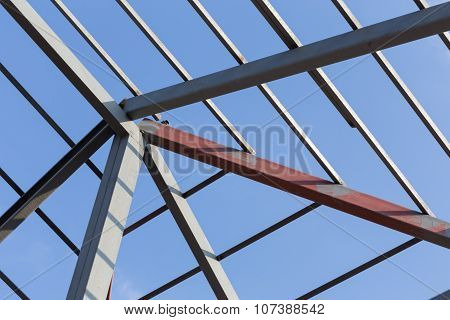 Steel Beams Roof Truss Residential Building Construction Industry