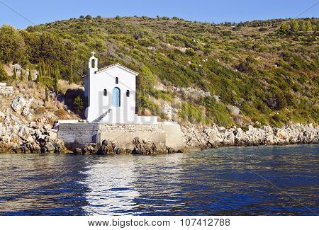 saint Andrew chapel in Ithaca Greece