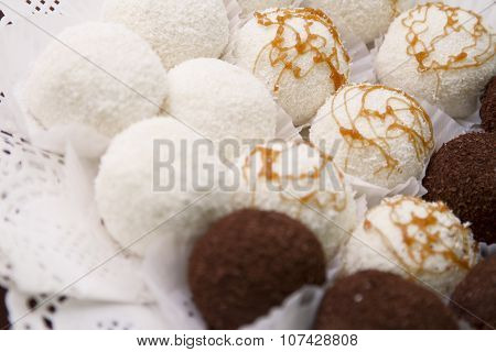 Rafaello Candies with Nuts and Caramell