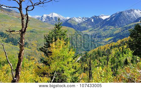 Mt Sopris During Foliage Season In Colorado
