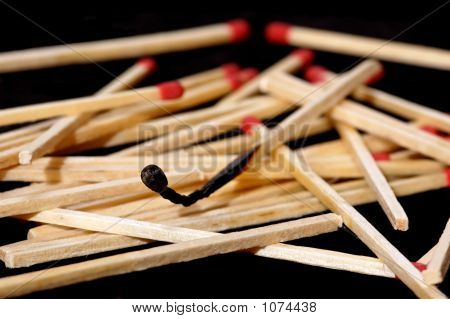 Palito queimado