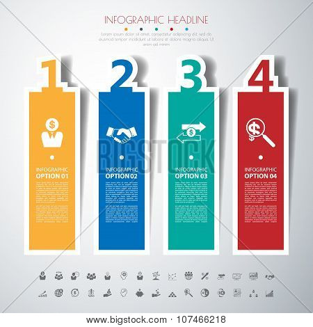 Design Flat Shadow Template Banners /graphic Or Website .vector.