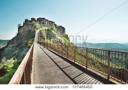 Civita Di Bagnoregio - Lazio Landscape - Viterbo Province (italy)