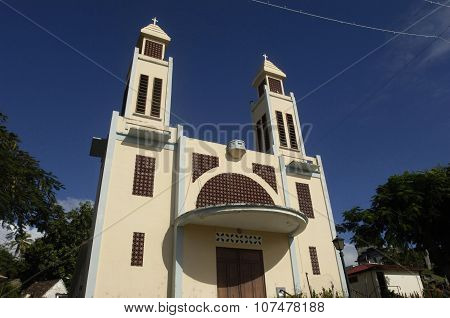 Church Of Le Precheur In Martinique