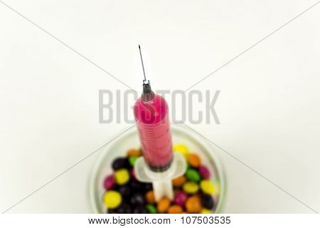 Seringe And Candies