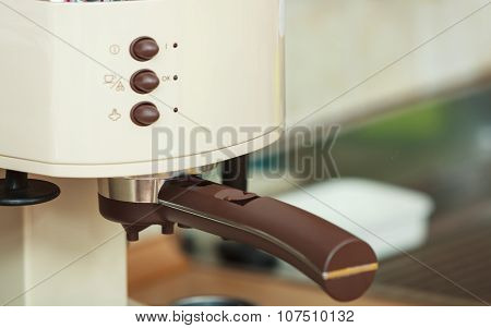 Closeup Of Coffeemaker.