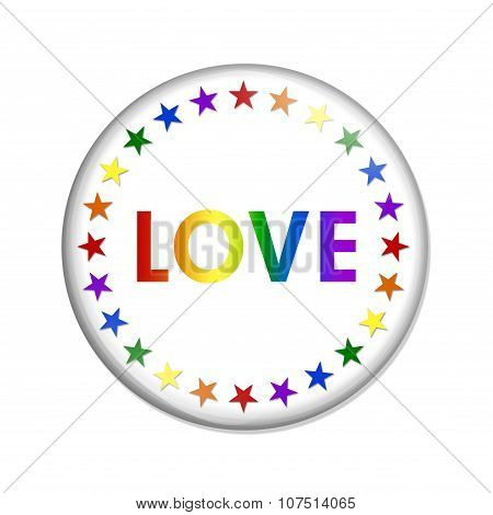 Lgbt Love Button
