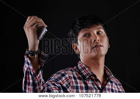 Portrait Of Asian Young Man