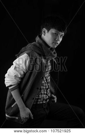Portrait Of Asian Young Man