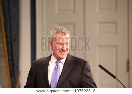 Mayor holds city hall press conference