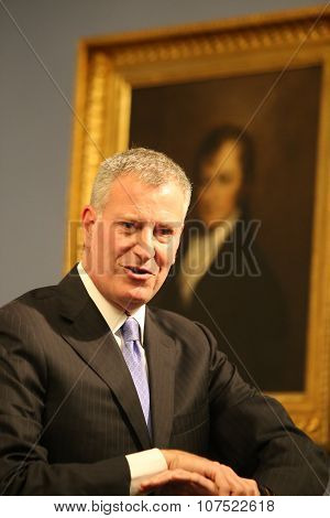 Mayor holds city hall press conference