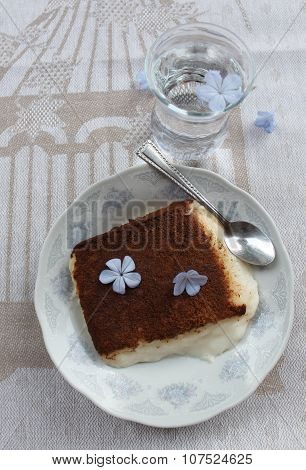 Turkish national dish kazan dibi rice pudding