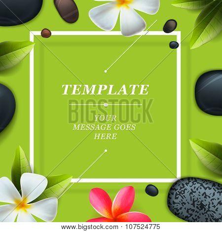 Health and beauty template, spa concept