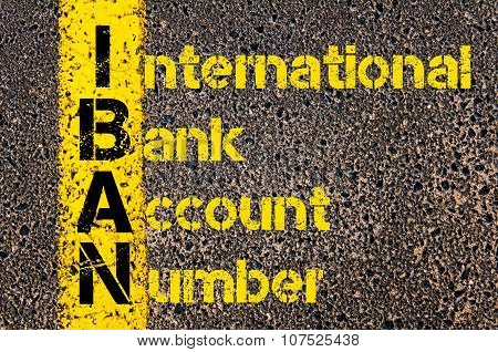 Business Acronym Iban As International Bank Account Number