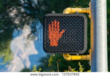 Don't Walk!  Crosswalk Sign.