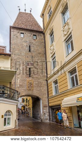 Stone Tower - Gate In Merano