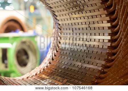 Stator of a big electric motor