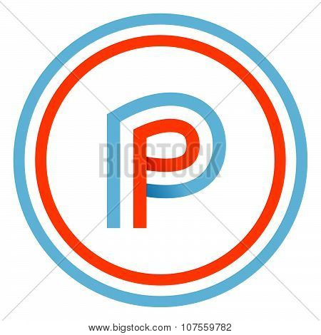 P Letter Design Template