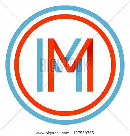 M Letter Design Template