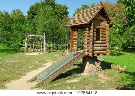 Children playground in park