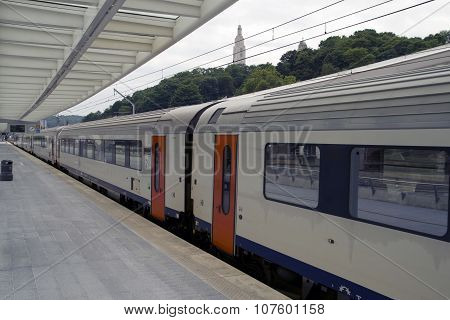 Just arrived train