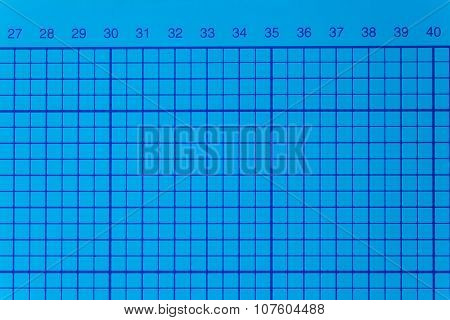Blue cutting mat