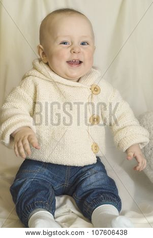 Little boy. Handmade hoodie
