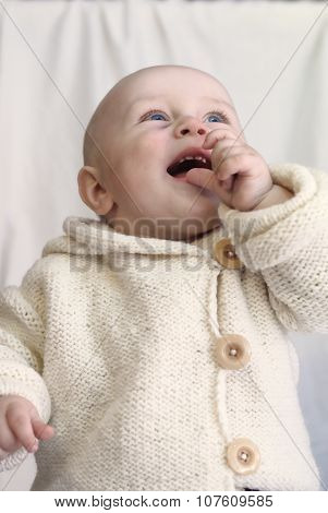 Little boy. Handmade hoodie
