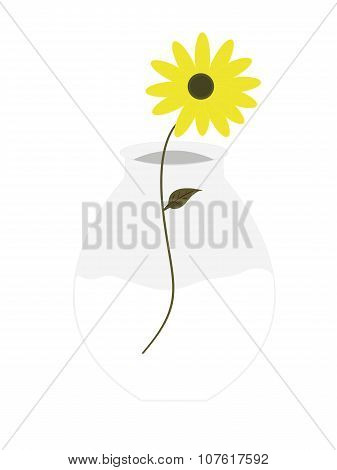 Vase With The Flower