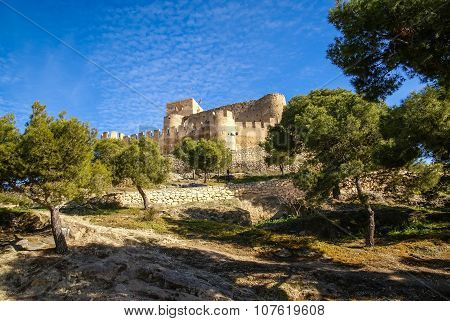 Castle At Biar, Valencia Y Murcia, Spain